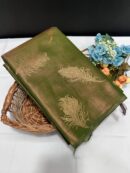 Borderless tissue saree