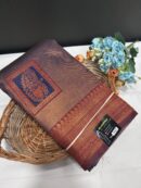 Premium tissue semi Kanchi with mango motif