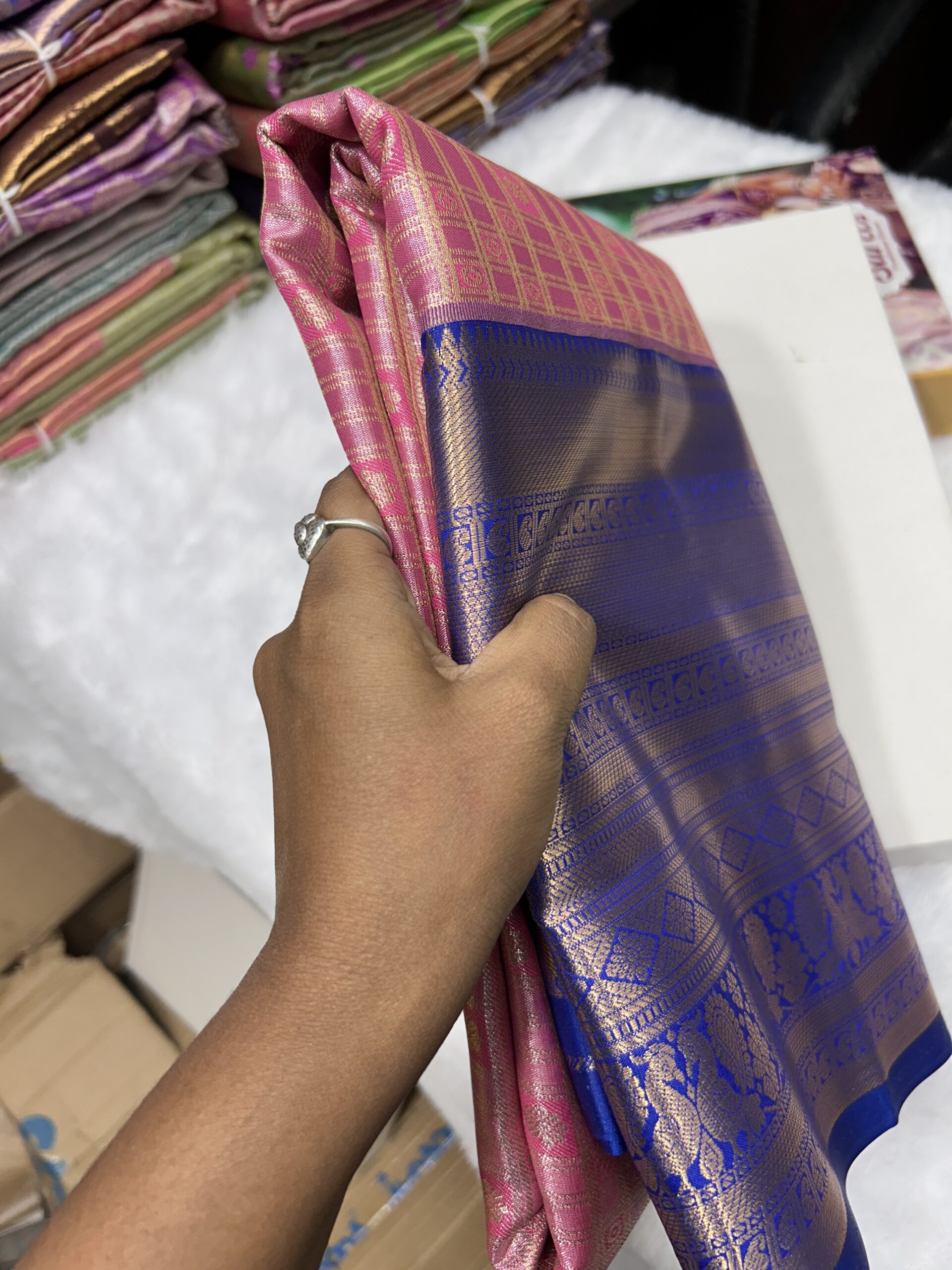 Pure silk mix Kanchi 4 - Image 3