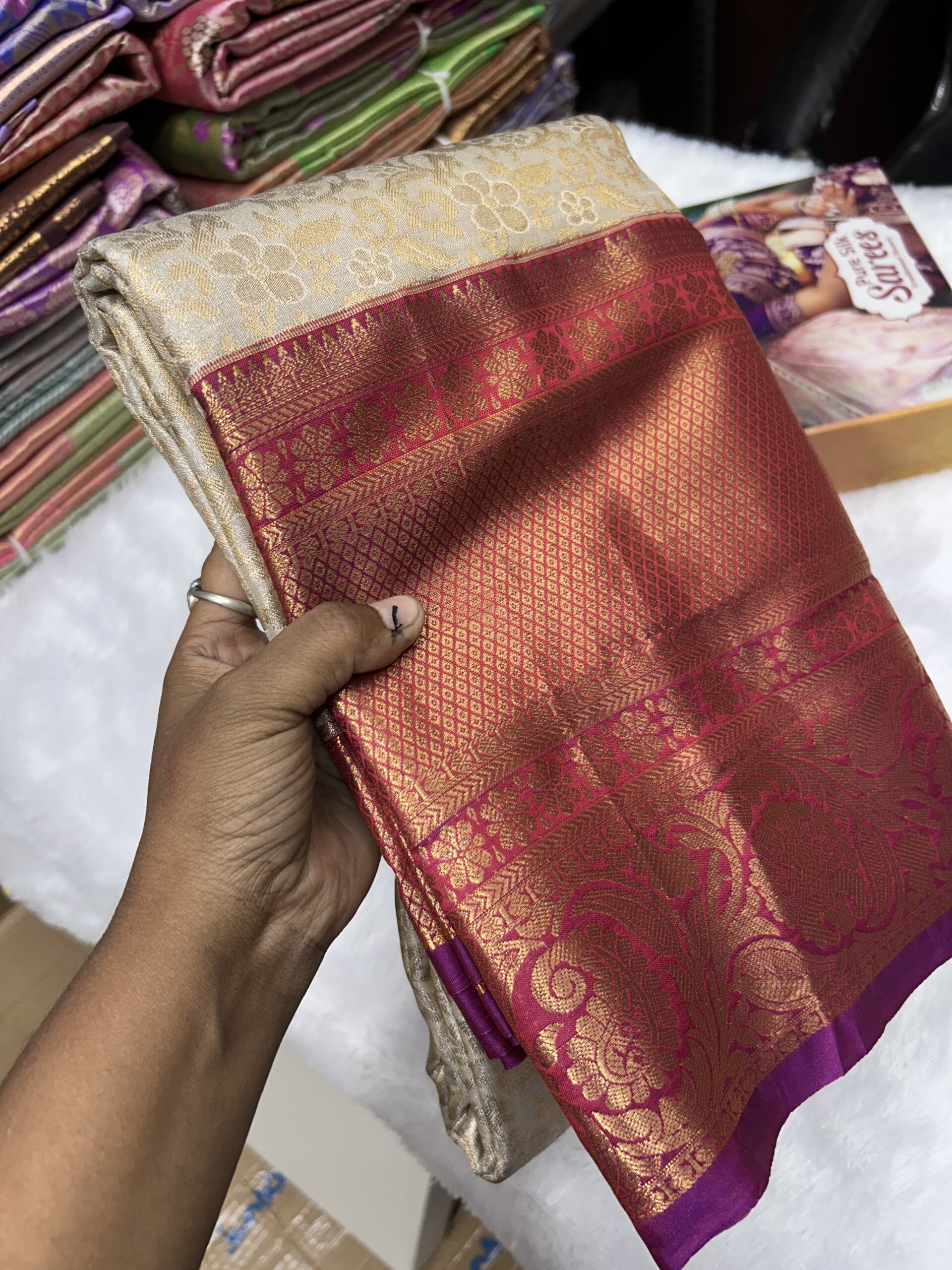 Pure silk mix Kanchi 6