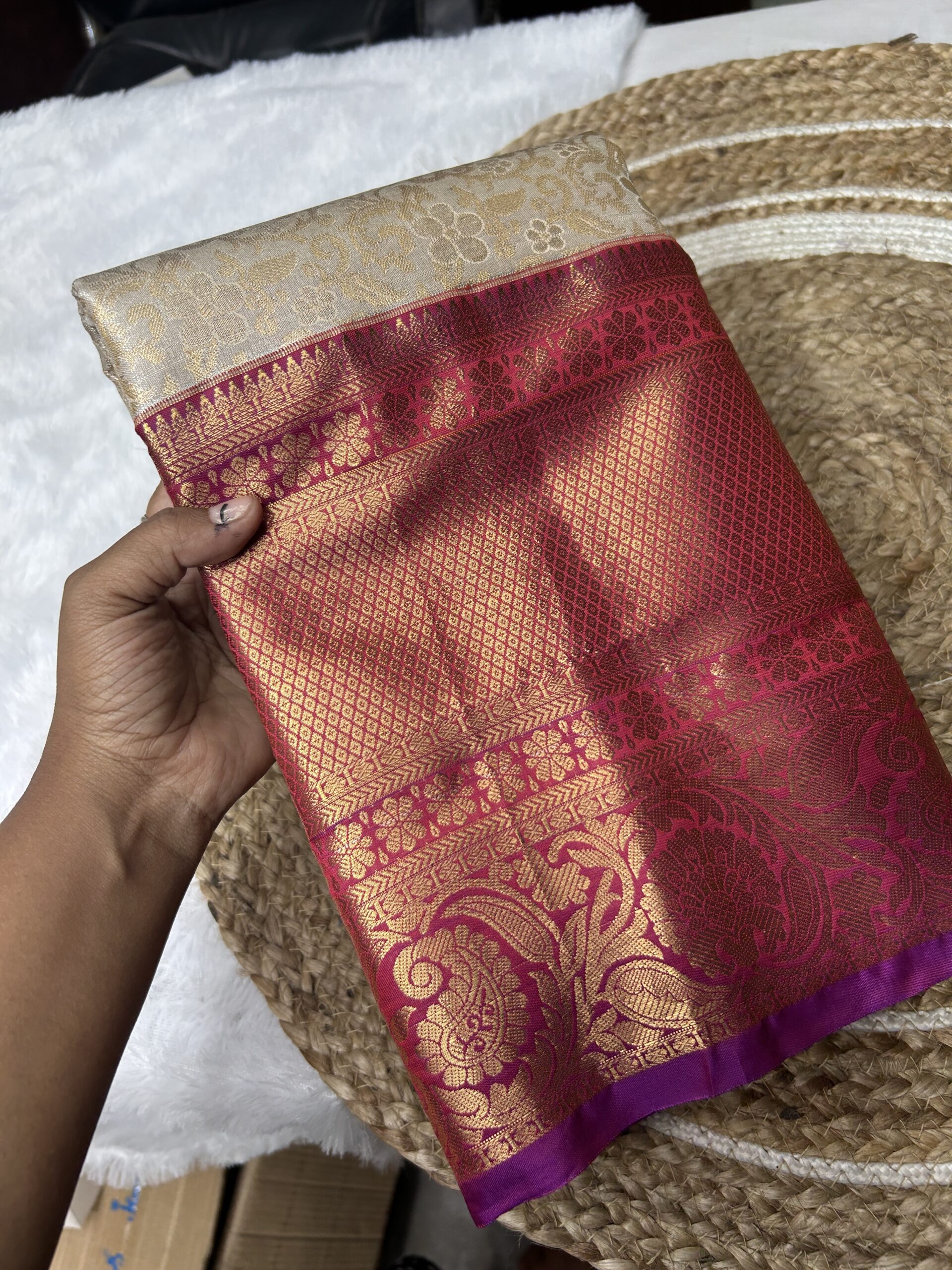 Pure silk mix Kanchi 6 - Image 2