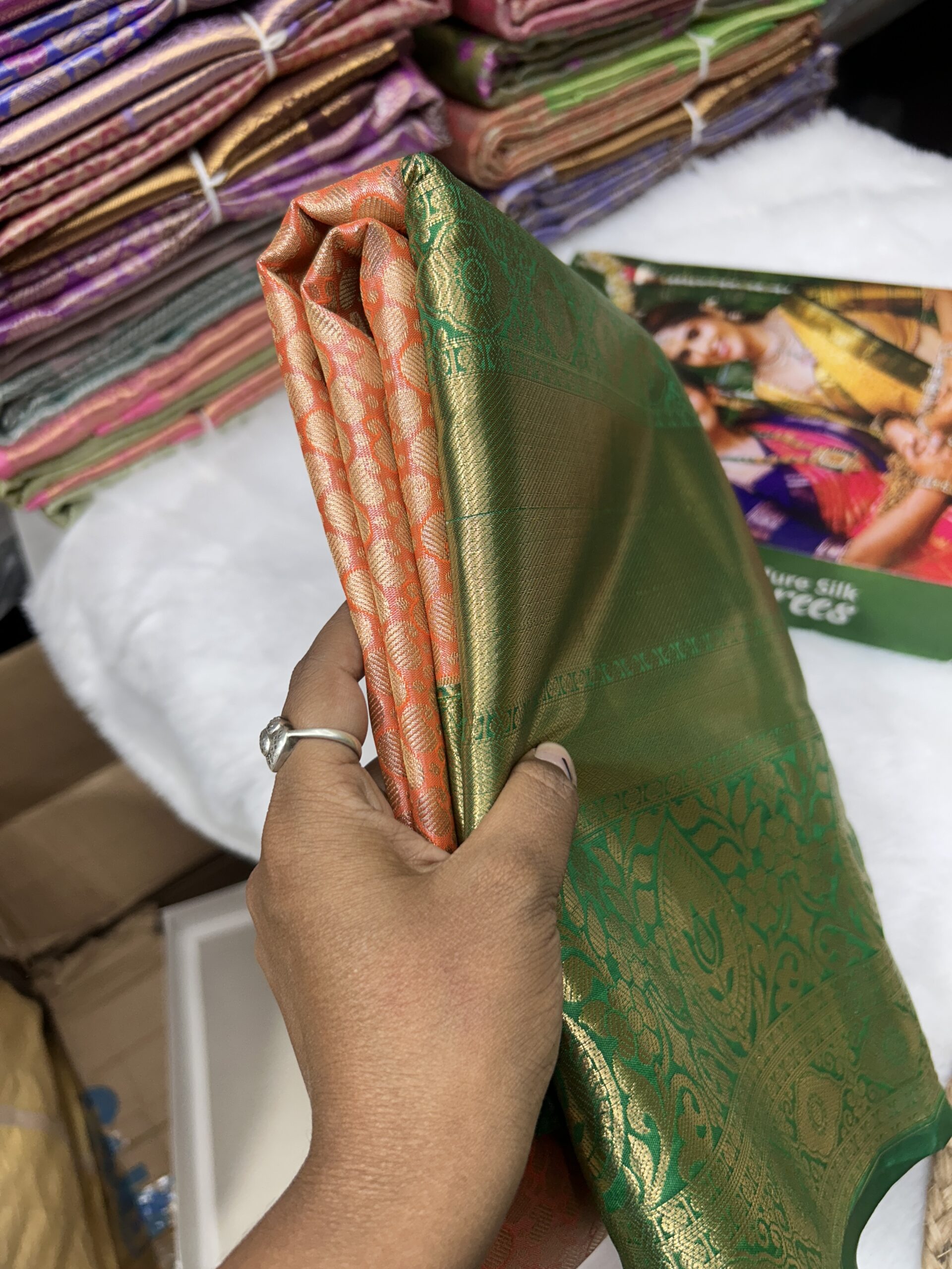 Pure silk mix Kanchi 8 - Image 3