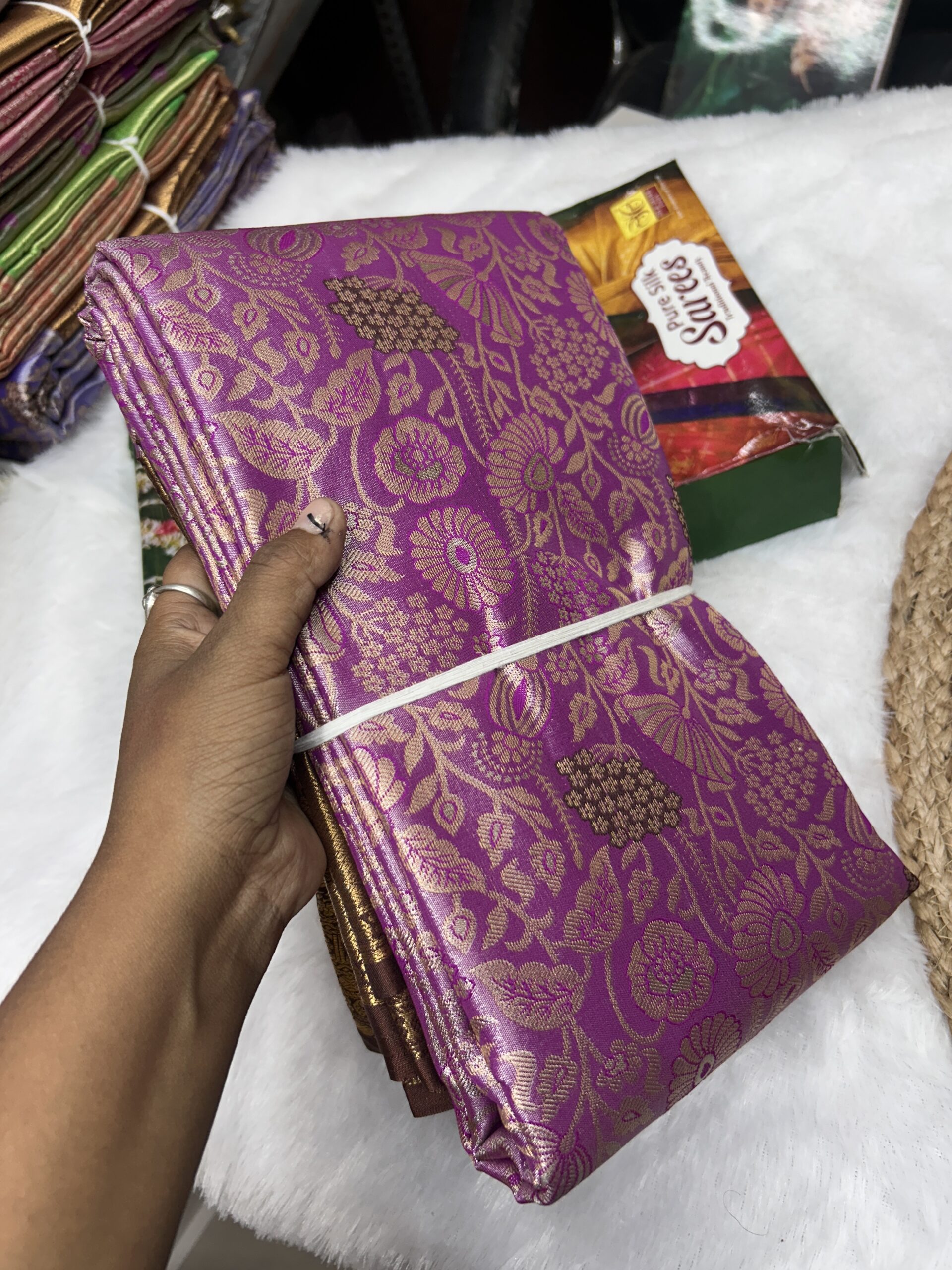 Pure Kanchi silk 17 - Image 3