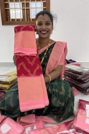 Necklace foil work saree FS089