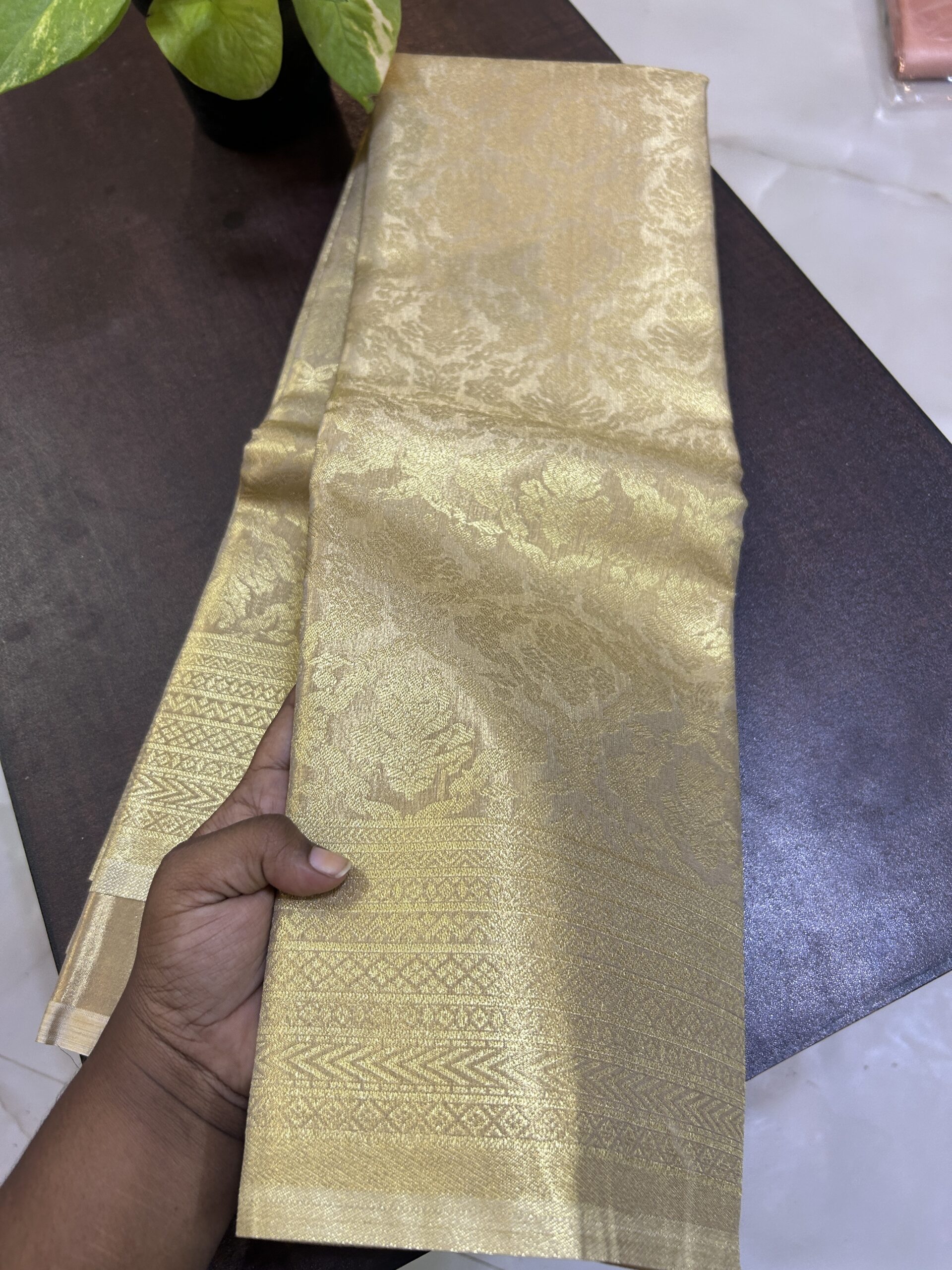 Premium Banarasi Kanchi tissue PB067 - Image 5