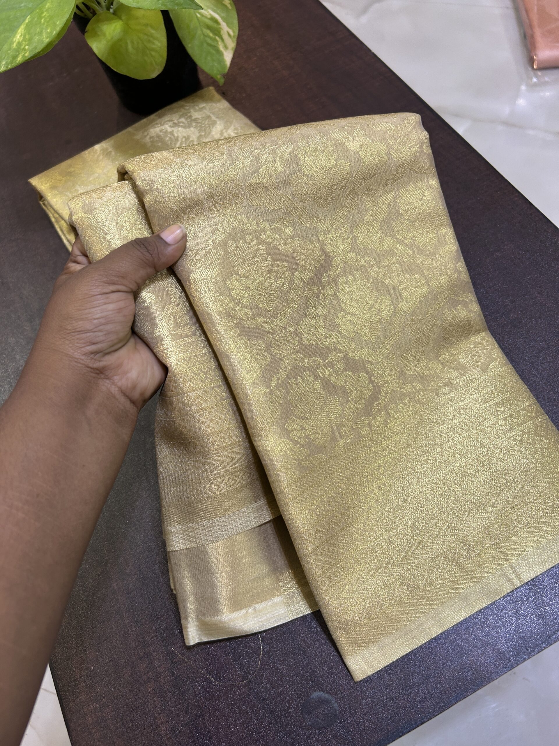 Premium Banarasi Kanchi tissue PB067 - Image 3