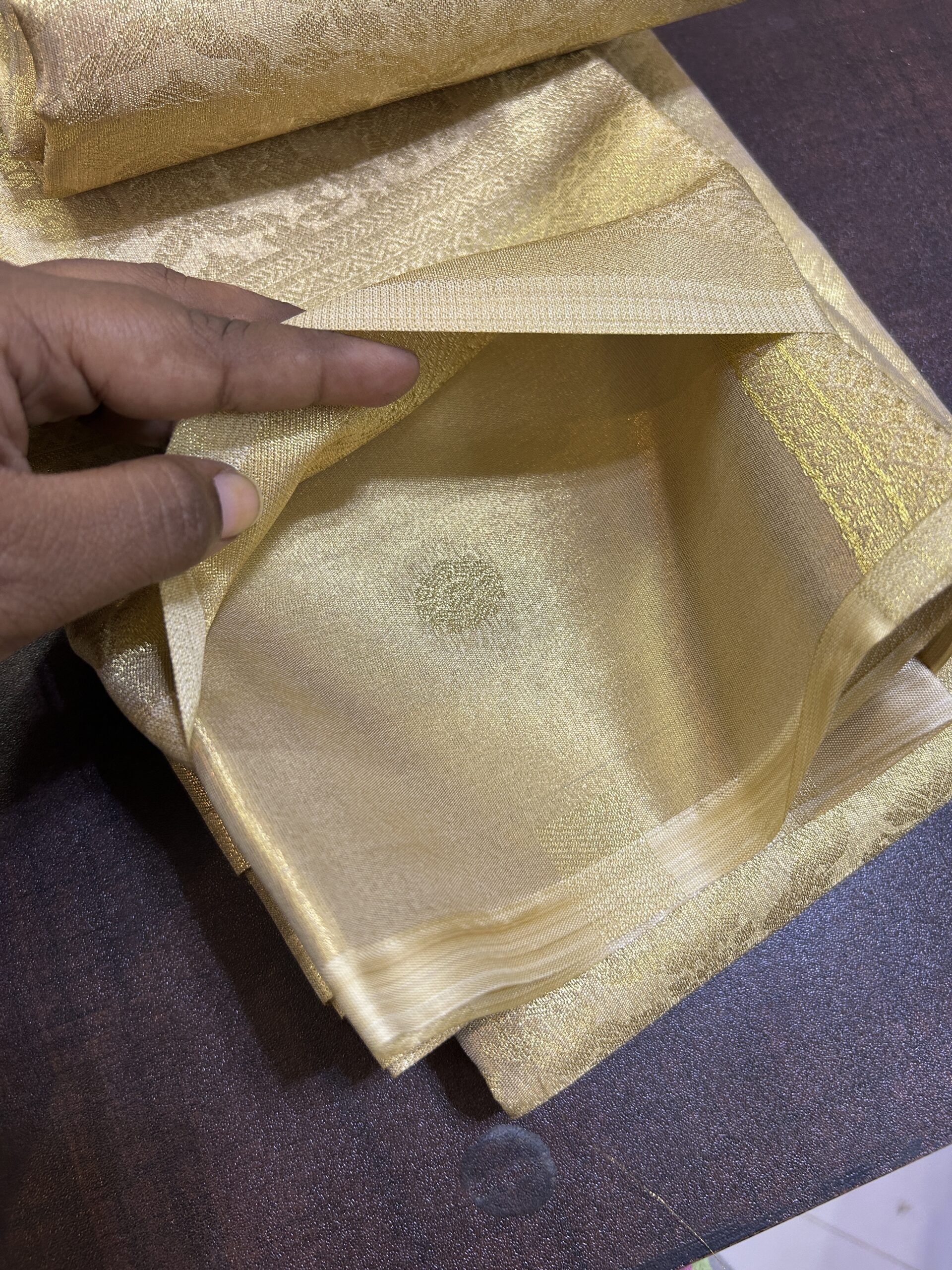 Premium Banarasi Kanchi tissue PB067 - Image 4