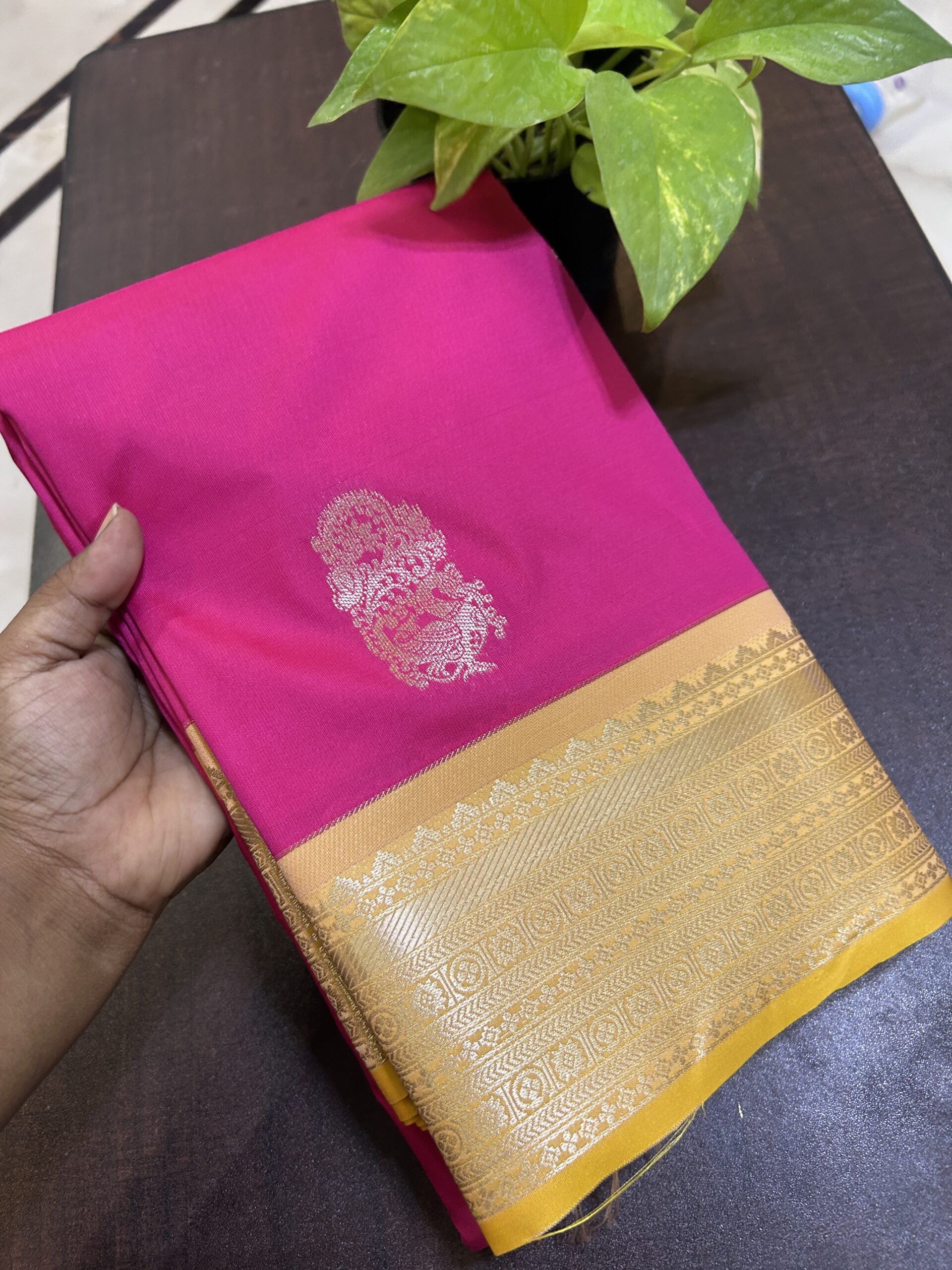 Original korvai Kanchi semi silk KK071