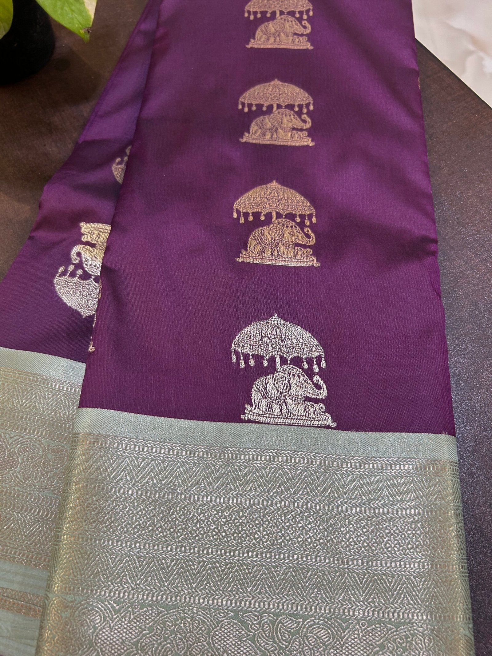 Original korvai Kanchi semi silk KK073 - Image 2