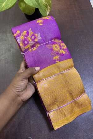 Tissue Meena semi silk BS077
