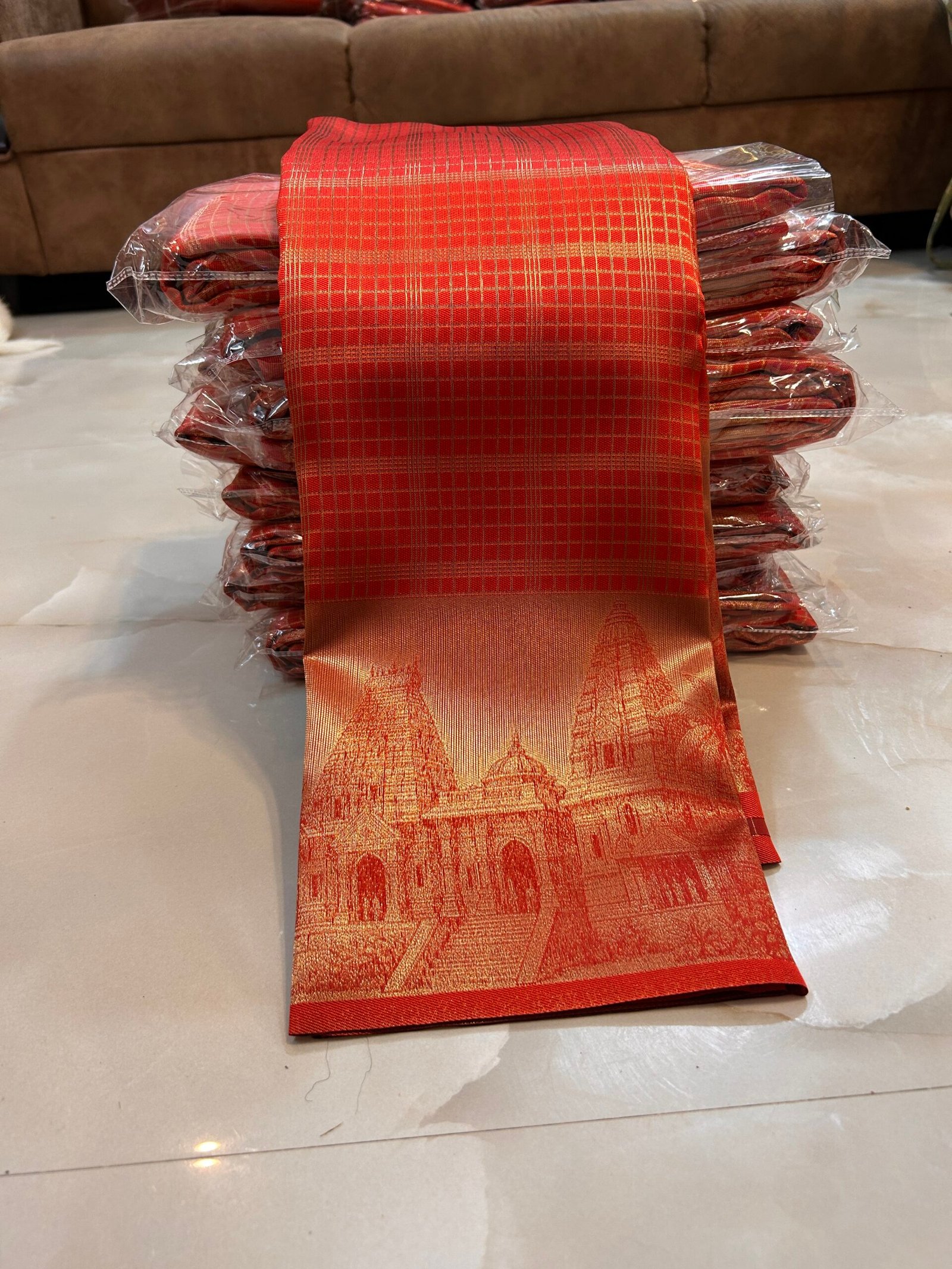 Tangerine Dual shade Orange Gopuram DGH03 - Image 4