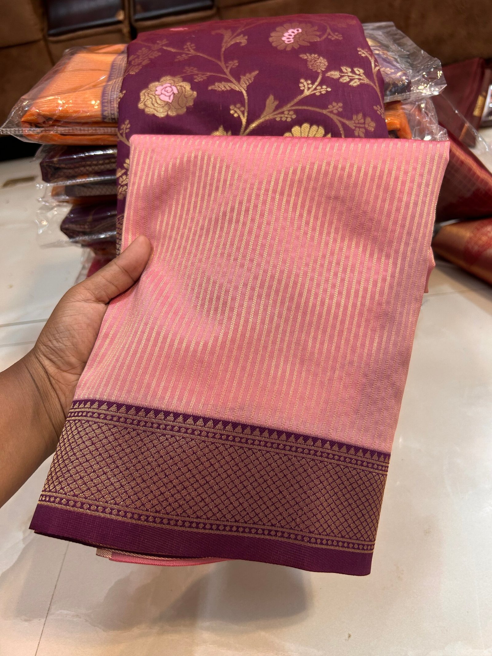 Vairaoosi floral half and half VRH06