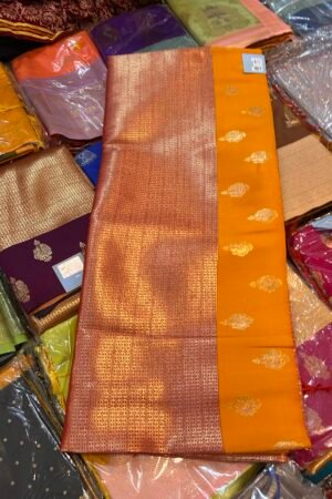 Heavy Zari Matka Glaze silk