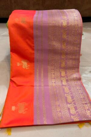 Pichwai Matka glaze silk