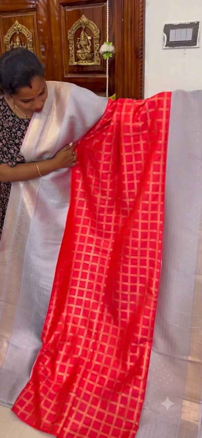 Pure silk look Matka Glaze silk