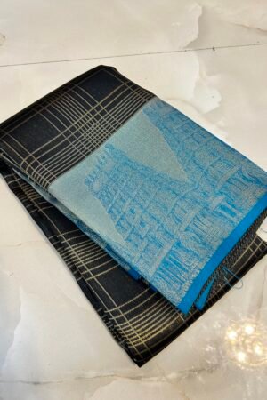 Jet Black powder blue Srirangam