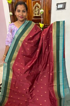 Maroon Garnet GANGA JAMUNA