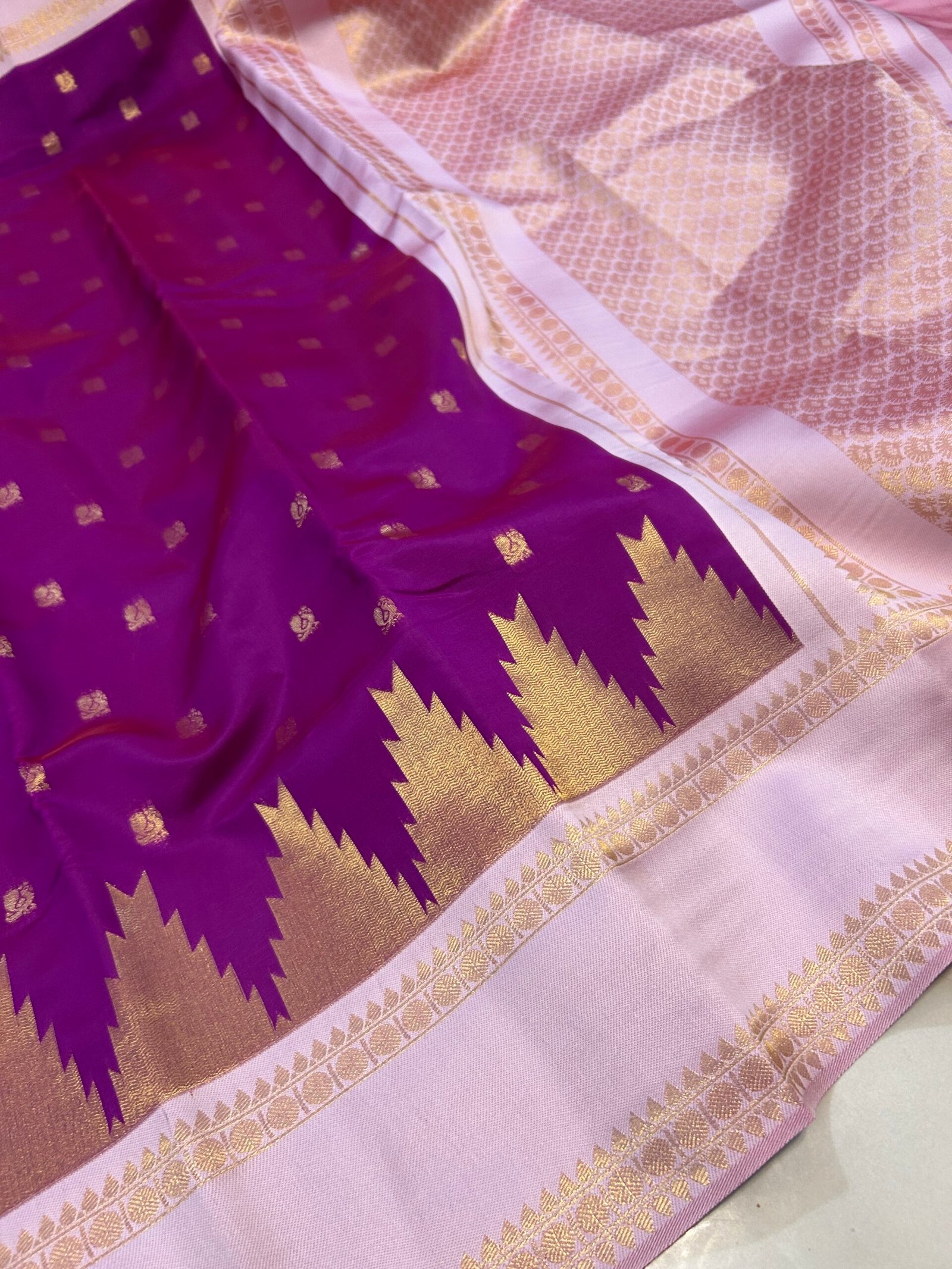 Deep Royal Orchid TEMPLE KORVAI - Image 2