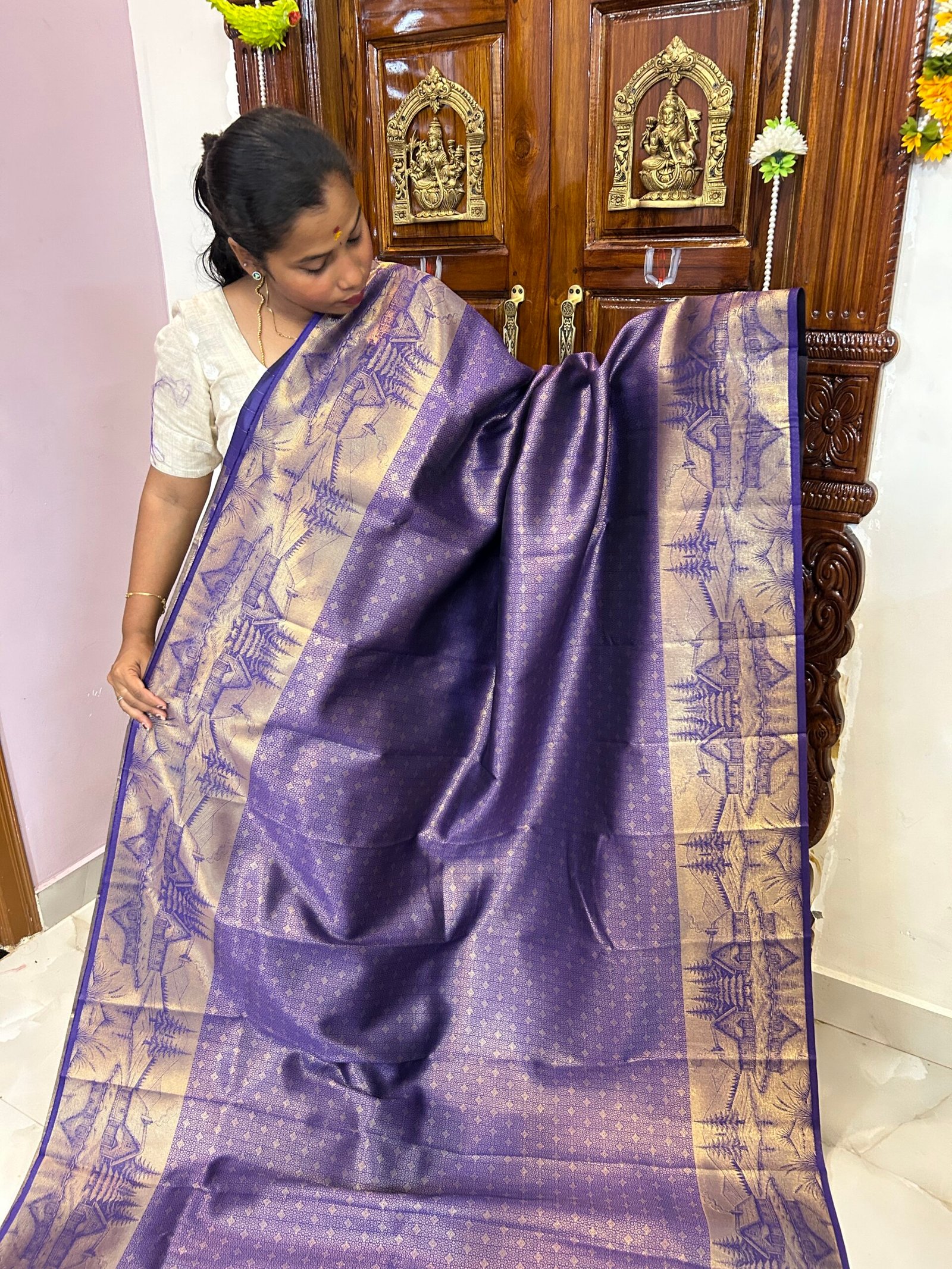 Violet Pine Valley kanchipuram - Image 2