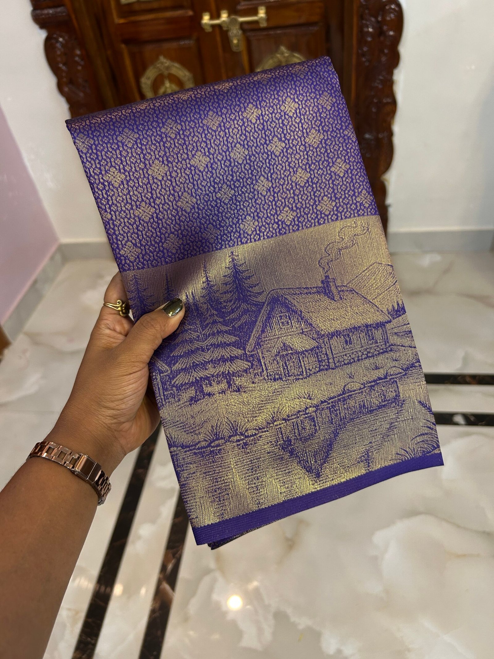 Violet Pine Valley kanchipuram