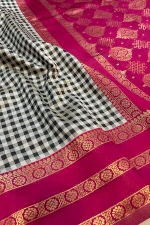 Royal Plum Magenta Rani MADRAS KATTAM