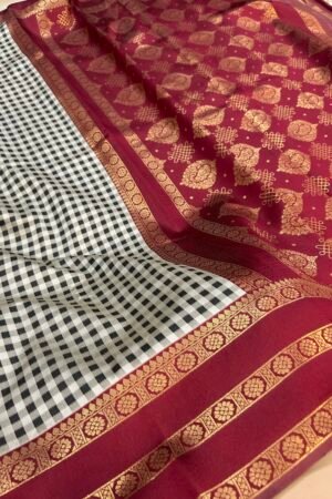 Arakku podi Maroon MADRAS KATTAM