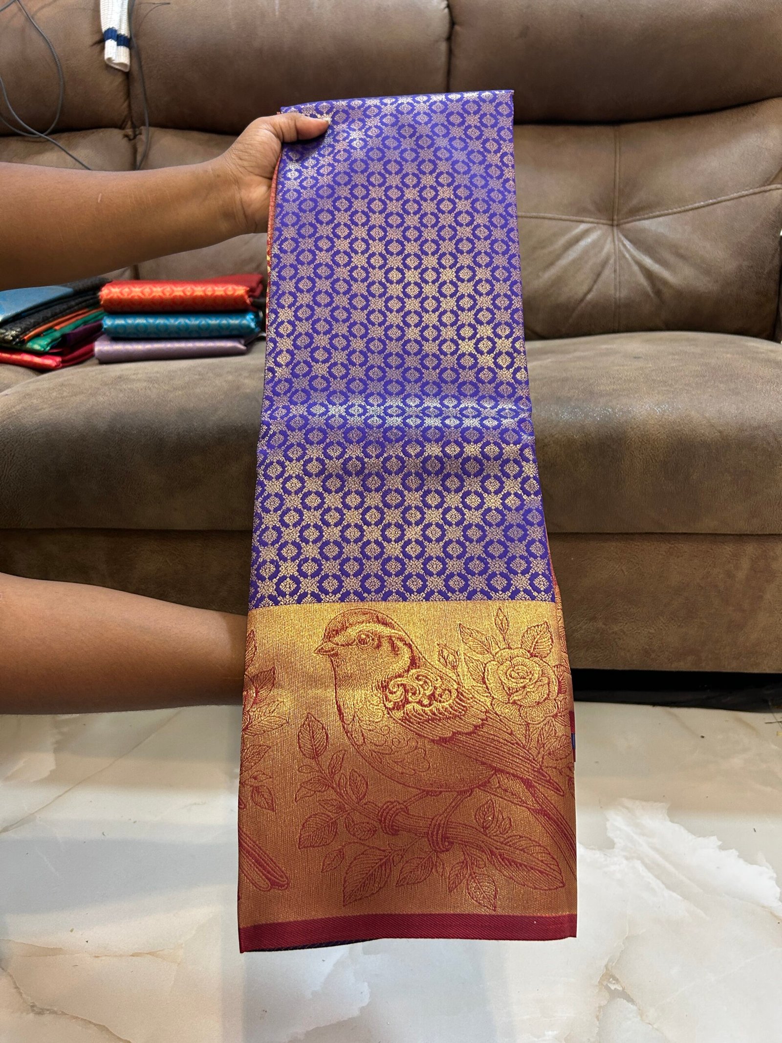 Brinjal Violet Arakku podi Plume & Petal